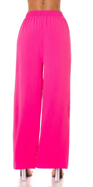 Sexy musthave hoge taille stoffen broek roze